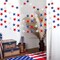 8 Strands Patriotic Star Garland Streamers Banner 4th of July Decorations Red White and Blue
